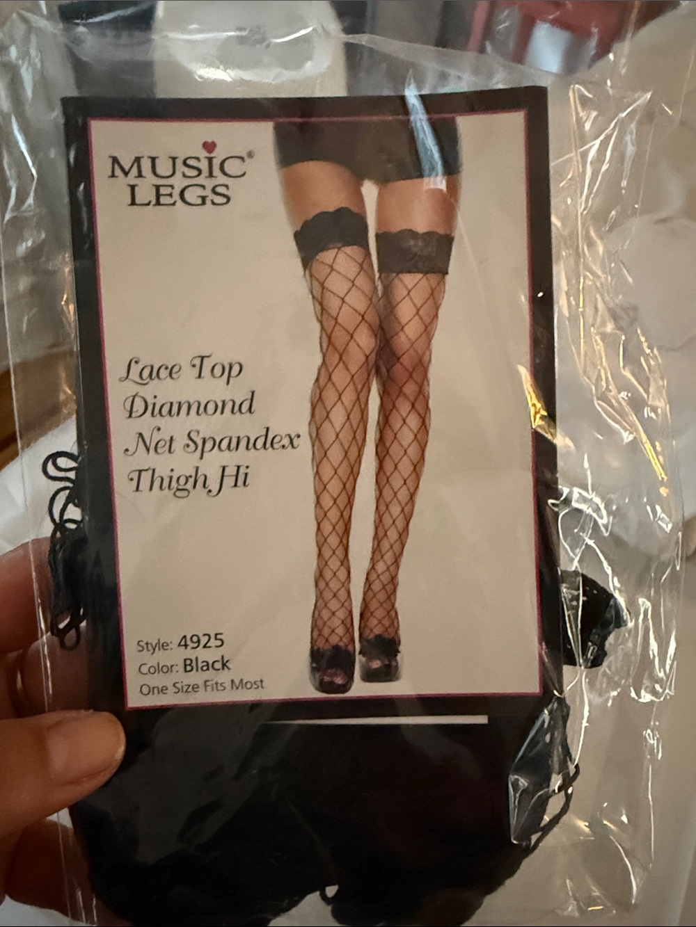 Thigh-high Fishnet Stockings